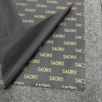 Papier de soie écologique personnalisé avec logo doré pour l'emballage, l'impression, l'emballage, papier de soie doux pour boîte cadeau pour vêtements