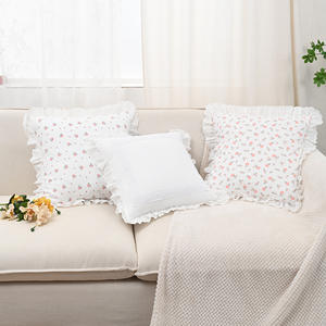 Cortina de puerta corta floral ligera fresca de estilo francés de <span class=keywords><strong>Amazon</strong></span> para <span class=keywords><strong>Cocina</strong></span> - Product Image 6