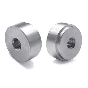 อะแดปเตอร์เชื่อมต่อแบบกลมสำหรับถังของเหลว ผลิตด้วยเครื่อง CNC ขนาด 1/16 NPT ตัวเมีย ทำจากอะลูมิเนียม พร้อมฐานเชื่อม สามารถปรับขนาดได้ตามต้องการ - Product Image 1