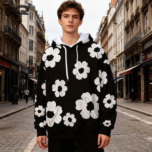 Sudadera con Capucha de Forro Polar para <span class=keywords><strong>Hombre</strong></span> RQ Original de High Street, 100% Algodón, Mangas Largas, Anti-Pilling, 450g, Corte Holgado, Color Sólido, Invierno - Product Image 3