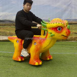 실내 어린이 공원 키디 전동 공룡 라이드 야외 쇼핑몰용 전기 동물 탑승 공룡 - Product Image 1
