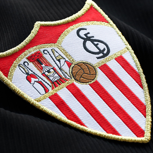 Écussons tissés personnalisés avec logo de <span class=keywords><strong>club</strong></span> de football découpés au laser pour vêtements de sport de football, écussons brodés, écusson tissé pour vêtements - Product Image 6