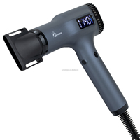 Secador de Pelo Iónico Ligero de 379 g para Salón, Motor sin Escobillas de >110 000 RPM, Bajo Nivel de Ruido, Silencioso, Profesional, 2300 W