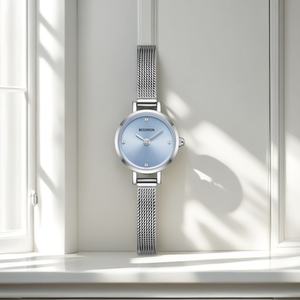 Reloj de Cuarzo para Mujer de Alta Calidad, Personalizado, de Lujo, OEM, con Correa de Acero Inoxidable, Estilo Ejecutivo y Moderno, Caja Nueva con Cierre de Hebilla y Puntero - Product Image 1