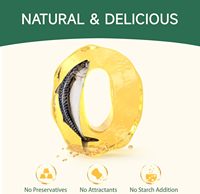 Friandises séchées au maquereau pour chien et chat Collations riches en protéines avec maquereau naturel Convient aux chiens et chats Friandises au poisson naturel