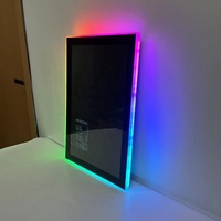 Pantalla 21,5 24 27 32 pulgadas monitor táctil capacitivo con marco de luz LED