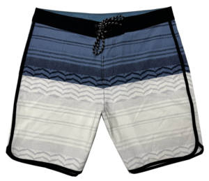 Costume da bagno alla moda da uomo pantaloncini da Surf impermeabili ad asciugatura rapida chiusura con coulisse Casual a strisce medie da spiaggia con tasche - Product Image 6