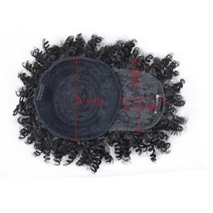 High Puff Afro Curly Peluca con cordón de cola de caballo Short Afro Kinky Clip-On para trenzar el <span class=keywords><strong>cabello</strong></span> - Product Image 6