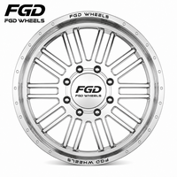 Jantes forgées à déport négatif 20 22 24 26 28 pouces, jantes en alliage forgé 24x14 à déport profond pour camion Chevrolet pleine grandeur, relooking tout-terrain