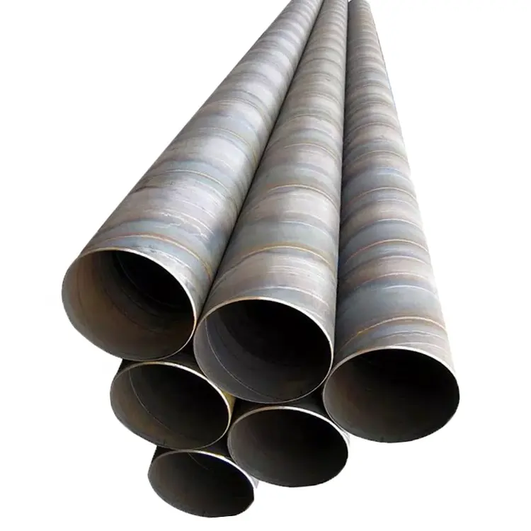 Tubo in acciaio SSAW di grande diametro 12m di grande diametro tubo in acciaio a spirale al carbonio saldato Api per olio d'acqua