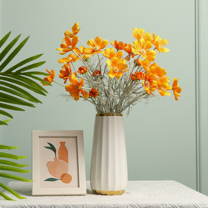 ดอกเดซี่ประดิษฐ์จากผ้าไหม ตกแต่งงานแต่งงานและบ้านสไตล์คอสมอส - Product Image 4