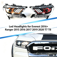 Kit de conversion de carrosserie pour pick-up/SUV, systèmes d'éclairage, phares LED pour Ranger 2015 2016 2017 2019 2020 T7 T8 Everest 2016+