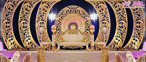 Contemporary Modern Metal <b>Backdrop</b> Wedding Stage Wholesale Modern Metal Wedding <b>Backdrop</b>/Panel Popular <b>Gold</b> Wedding <b>Backdrop</b> - Product Image 5