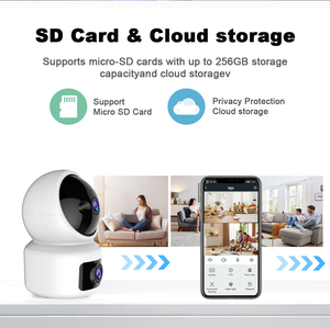 2MP Dual-Objektiv Baby WLAN PTZ-Kamera Vollfarbige Weitwinkel-Nachtsicht Zwei-Wege-Audio CCTV Drahtlose Sicherheitskameras für Zuhause - Product Image 3