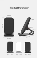 Support de bureau universel sans fil pour téléphone portable Support de bureau pour tablette et smartphone Support pour iPad Support de support portable