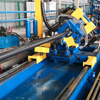 Ligne de production de tubes carrés en acier au carbone VZH-140 ERW/GI/MS, machine à fabriquer des tuyaux