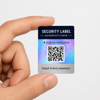 Etiquetas de Seguridad de Papel Personalizadas de Fábrica, Etiquetas a Prueba de Manipulación, Hoja de Etiquetas Troqueladas, Etiqueta con Código QR Rastreable
