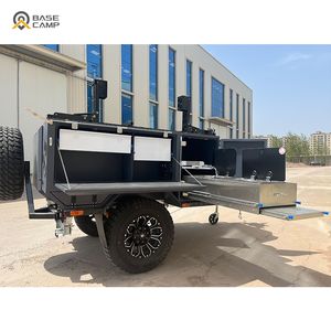 Tente Remorque Camping Hors Route Camper Camion Pliant Pop up Pliable <span class=keywords><strong>Caravane</strong></span> Overland Overlanding <span class=keywords><strong>Basecamp</strong></span> Remorque Campeurs Pliants - Product Image 3