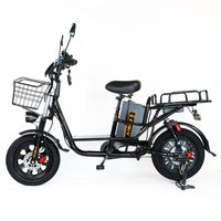 Vélo électrique de livraison de marchandises DSY 16" Monstr 800W 60V 20Ah Tank 900 à 3 vitesses avec batterie au lithium 48V
