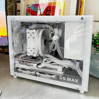 PC de jeu complet personnalisé R5 2600x RX580 8G DDR4 16G 512G SSD Carte mère A320 AM4 – Équipement informatique de bureau en gros