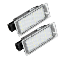 LED pour Renault Trafic MK3 Twingo MK2 MK3 Twizy Wind E4M numéro feux de plaque d'immatriculation