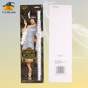 Fankasi Sequin Cigarette <b>Holder</b> Silver 1920s Flapper Costume Accessory Retro Party Prop - Product Image 3