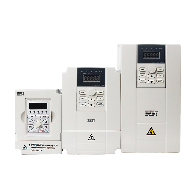 BEST 1.5kw 2.2kw 3kw 4kw 5.5kw Vfd 220v Single Phase to 3 Phase 380v Vector Small VFD Frequency Inverter