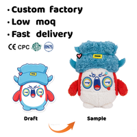 Ours en peluche personnalisé pour la remise des diplômes, en robe et toque bleues, souvenir universitaire OEM, ours en peluche avec diplôme CE EN71