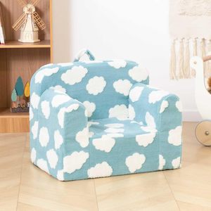 Chaise ultra-douce pour enfants avec motif mignon, rembourrage en mousse, canapé de lecture en sherpa câlin pour garçons <span class=keywords><strong>et</strong></span> filles - Product Image 2