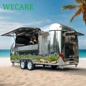 WECARE Street Móvel Cozinha Hambúrguer Van Trailer Hot Dog Pizza Sorvete Caminhão de Alimentos Fabricantes para venda nos Estados Unidos