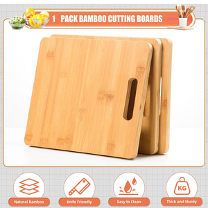 Planches à découper en bambou personnalisées avec poignées, plateaux <span class=keywords><strong>de</strong></span> service en bambou, cadeaux gravés personnalisés - Product Image 3