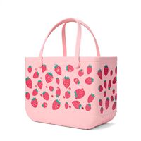 Sac de plage en EVA à deux ouvertures avec impression de logo personnalisé, grande capacité, imperméable, pour la piscine, les voyages, le bateau, les courses