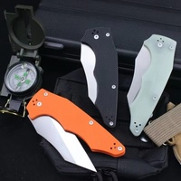 Navaja Plegable de Acero S30V G10 DIY OEM con Punta de Gota, Cuchillo de Bolsillo para Camping, Impresión 3D, Alta Calidad, Herramienta Premium al por Mayor