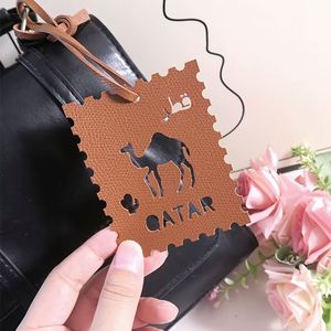 Qatar Camel Arabic Letter Pendant Creative <b>Bag</b> PU Leather <b>Charm</b> Car Lucky Pendant Accessory DIY Handbag <b>Charm</b> - Product Image 3