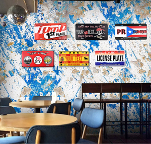 Placas de Matrícula Personalizadas en <span class=keywords><strong>3D</strong></span> con Cualquier Diseño, Número en Blanco, Impresas en Serigrafía, Acabado Mate de Aluminio, Logotipo Personalizado - Product Image 6