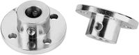 Lot de 4 connecteurs à bride forgés plaqués 8 mm, modèle de guidage rigide, accessoires de couplage pour arbres et axes, pour moteurs de modèles RC DIY