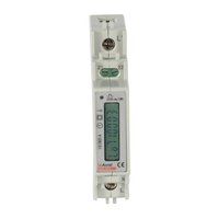Compteur d'électricité monophasé LCD sur rail DIN Acrel ADL10-E/C RS485 Modbus-RTU Entrée 60A Précision Classe 1 Installation Facile Intelligent