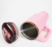 2025 populaire réutilisable Fitness tasse rose 40oz tasse ProTour puissance revêtement détachable Flip paille couvercle gobelet