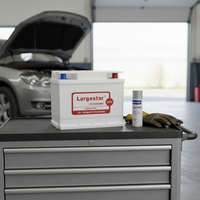 Batterie de voiture au plomb-acide 12V 55Ah DIN55 à charge sèche, nouvelle, la meilleure, 440CCA