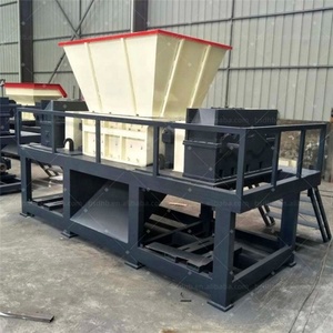 Déchiqueteuse industrielle à double arbre haute vitesse pour pneus en caoutchouc, métal, plastique, carton, pneus usagés, <span class=keywords><strong>mini</strong></span> déchiqueteuse à double arbre - Product Image 4