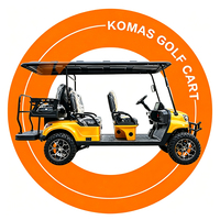 Véhicule de golf électrique 6 places homologué pour la route, idéal pour les hôtels et les centres de villégiature, mini-voiture électrique à 4 roues – Meilleure vente