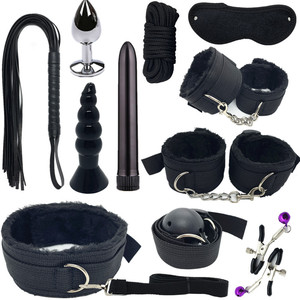Sex Role Play Kit - Luxury Leather Bondage Set for Couples
