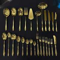 Ensemble de couverts en acier inoxydable 18/10, finition miroir, couverts de luxe, vaisselle occidentale moderne pour hôtel, mariage, restaurant