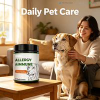 Compléments alimentaires pour animaux de compagnie, poudre de probiotiques multivitaminés, soutien immunitaire pour chiens, santé de la peau et du pelage, santé des hanches/des articulations, santé cardiaque, santé digestive, rapide