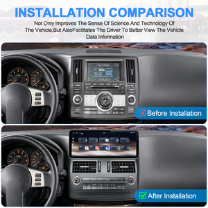 Autoradio Android Navihua 12,3 pouces avec écran tactile, CarPlay, navigation GPS pour Infiniti FX35 FX45 2007-2008, système multimédia stéréo - Product Image 6