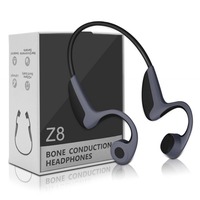 Headphone Tanpa Kabel, Headset Teknologi Kait Telinga Konduksi Tulang Olahraga Lari Berenang