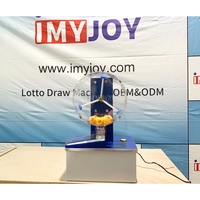 Machine à tirage au sort automatique et polyvalente Criterion Mini pour jeux de loterie en ligne, avec 50 balles de ping-pong, pour des tirages au sort et des loteries gagnantes