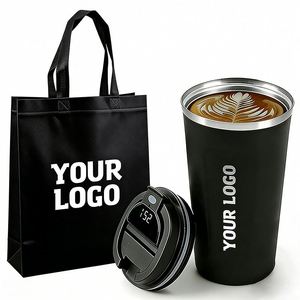 Taza Térmica Inteligente con Pantalla de Temperatura LED, para Regalos Promocionales Empresariales, con Logotipo Personalizado, de Acero Inoxidable, para Viajes - Product Image 1