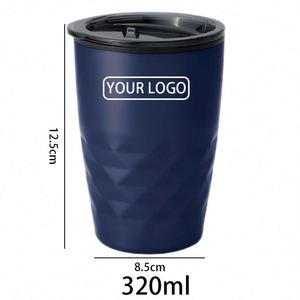 <b>Personalised</b> Office Home 11oz 320ml Stainless Steel Coffee <b>Mug</b> Custom logo Vacuum Double Wall <b>Travel</b> Gift Tumbler with Lid - Product Image 3