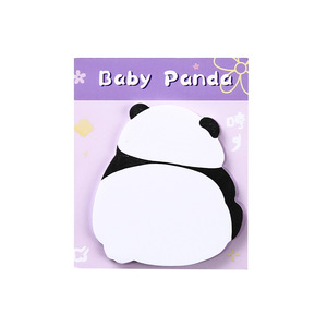 Ins Style Cartoon Panda <b>Sticky</b> <b>Notes</b> Cute High-Value Strong Adhesive Notepads Memo Message Labels Wholesale - Product Image 4